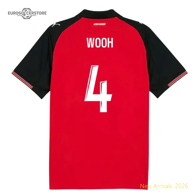 2025-2026 Stade Rennais Home Shirt (Wooh 4)-Vantage Point Soccer